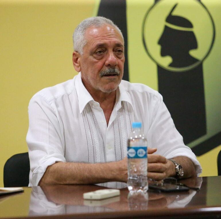 Emilio Daher, presidente del Club Guaraní.