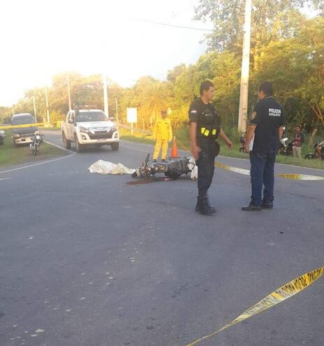 Un fallecido en el tramo Yaguarón-Pirayú.