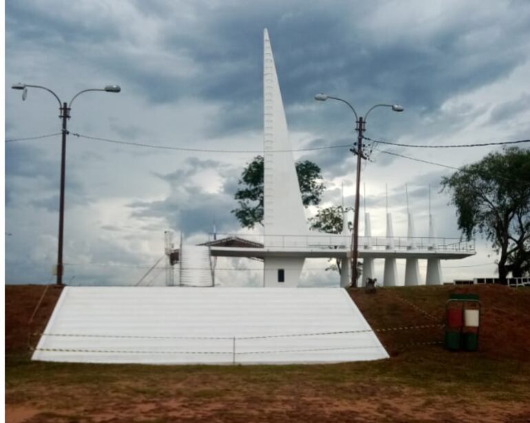 Lugar donde se asentó el último campamento del Mariscal López cuenta en la actualidad con un monumento y mirador.