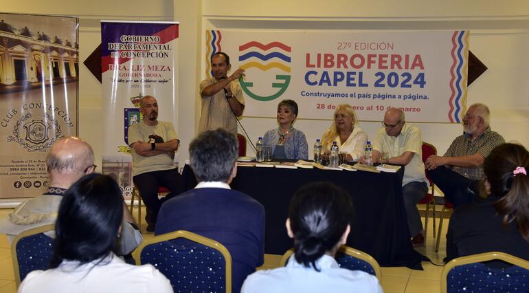 El acto de lanzamiento de la Libroferia Concepción 2024.