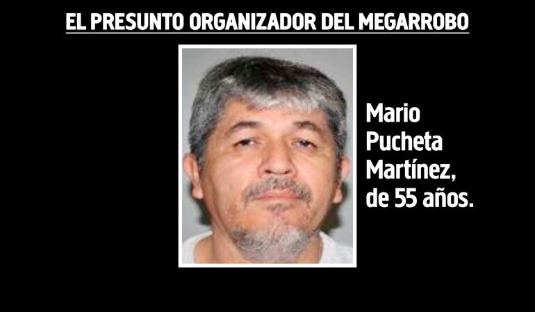 Mario Pucheta Martínez, Juan Pucheta Martínez, Jorge Fretes, Mario Pucheta o João Pucheta Martins, supuesto organizador del megarrobo a los cambistas de Ciudad del Este.