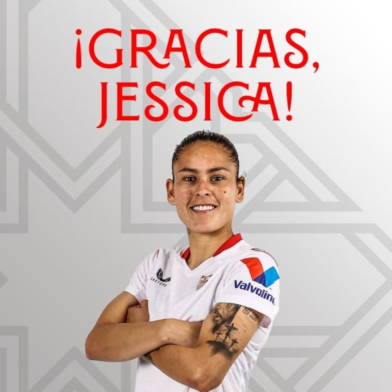 El Sevilla dio las gracias a Jessica Martínez, que finalizó contrato con el equipo español.