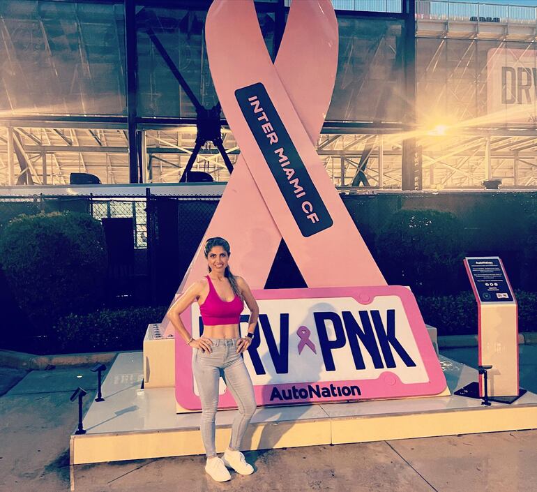 Alicia Ramírez en el DRV PNK Stadium. (Instagram/Alicia Ramírez)