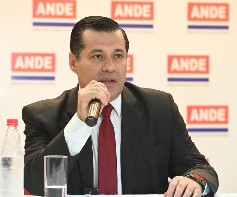 Félix Sosa, presidente de la ANDE.