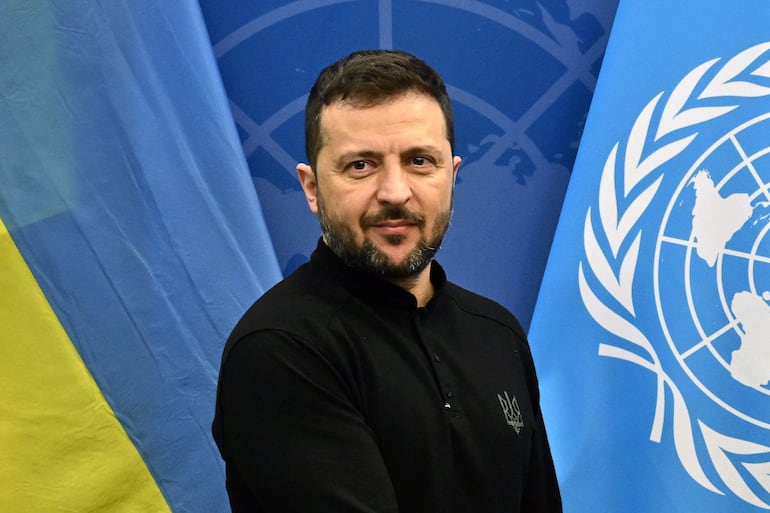 Volodimir Zelenski, presidente de Ucrania.