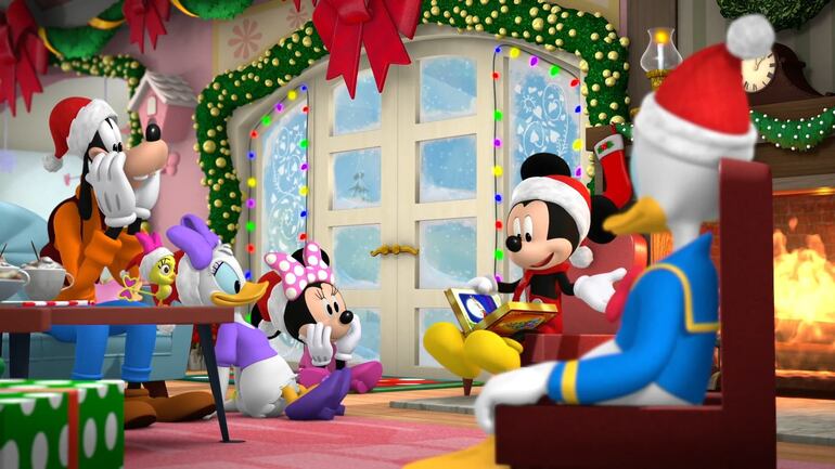 Mickey y Minnie: el deseo de Navidad disponible en Disney.