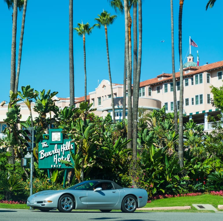 The Beverly Hills Hotel.