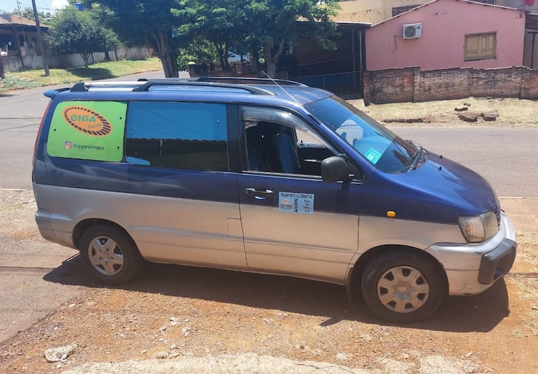 El furgón del pasero que transportaba el lote de celulares salió del microcentro de Ciudad del Este.