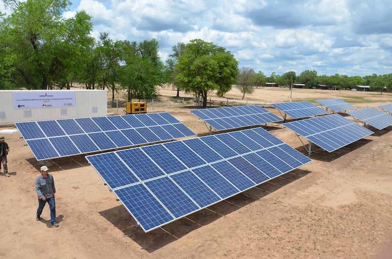 La generación de energía solar es una gran alternativa para el Chaco paraguayo.