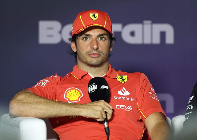 Carlos Sainz, piloto de la escudería Ferrari