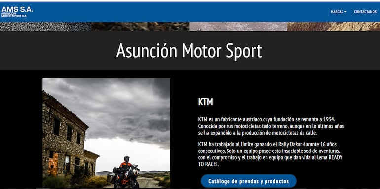 Las motos KTM que se entregó al Grupo Lince a través de una donación de Taiwán.