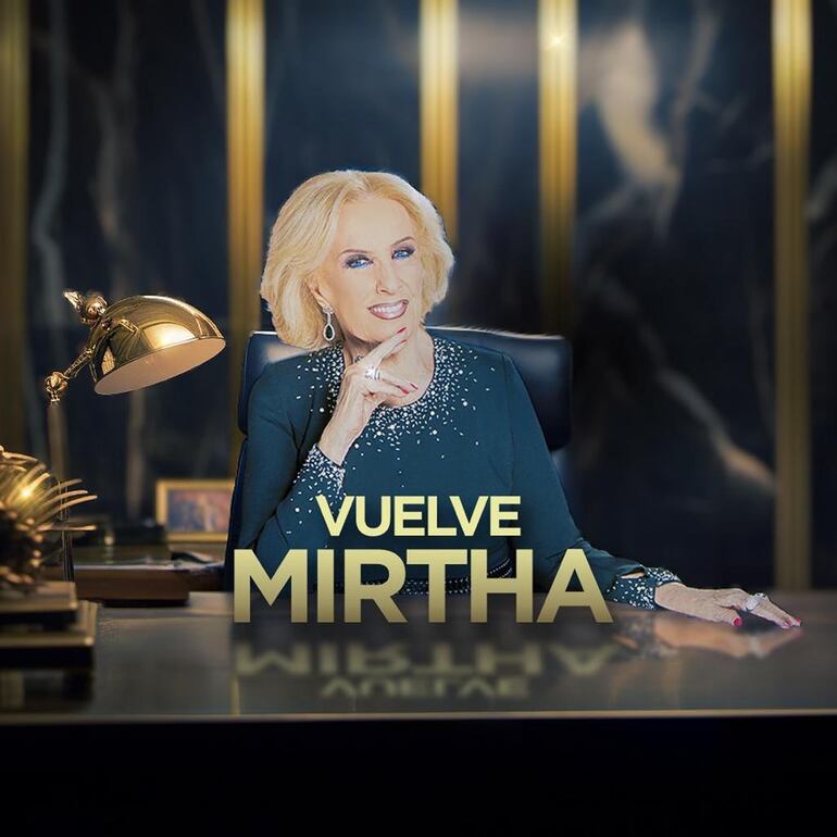 Con esta imagen compartida en su cuenta de Instagram, Mirtha Legrand anunció su regreso a la pantalla chica.