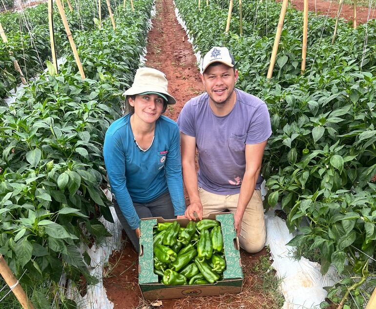 La pareja de productores Emilia Ortiz y Máximo González logran sacar locotes de alta calidad.