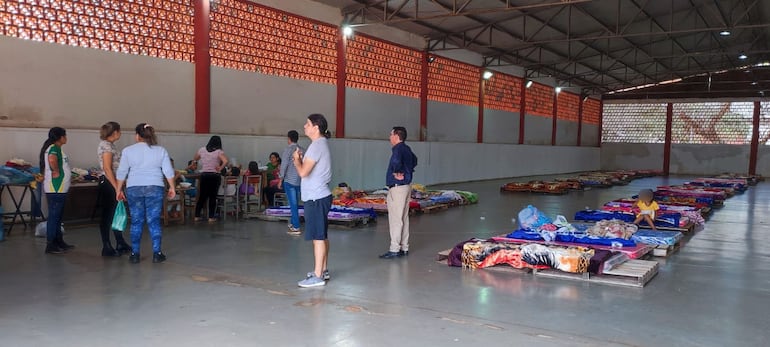 Algunas familias están instaladas en hogares transitorios.