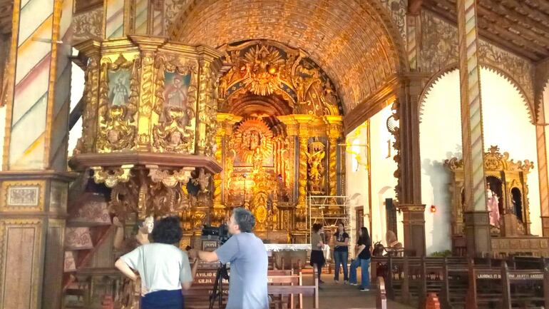 Estudio preliminar del estado en que se encuentra el templo Yaguarón permitirá diseñar la restauración y puesta en valor de dicho sitio histórico.