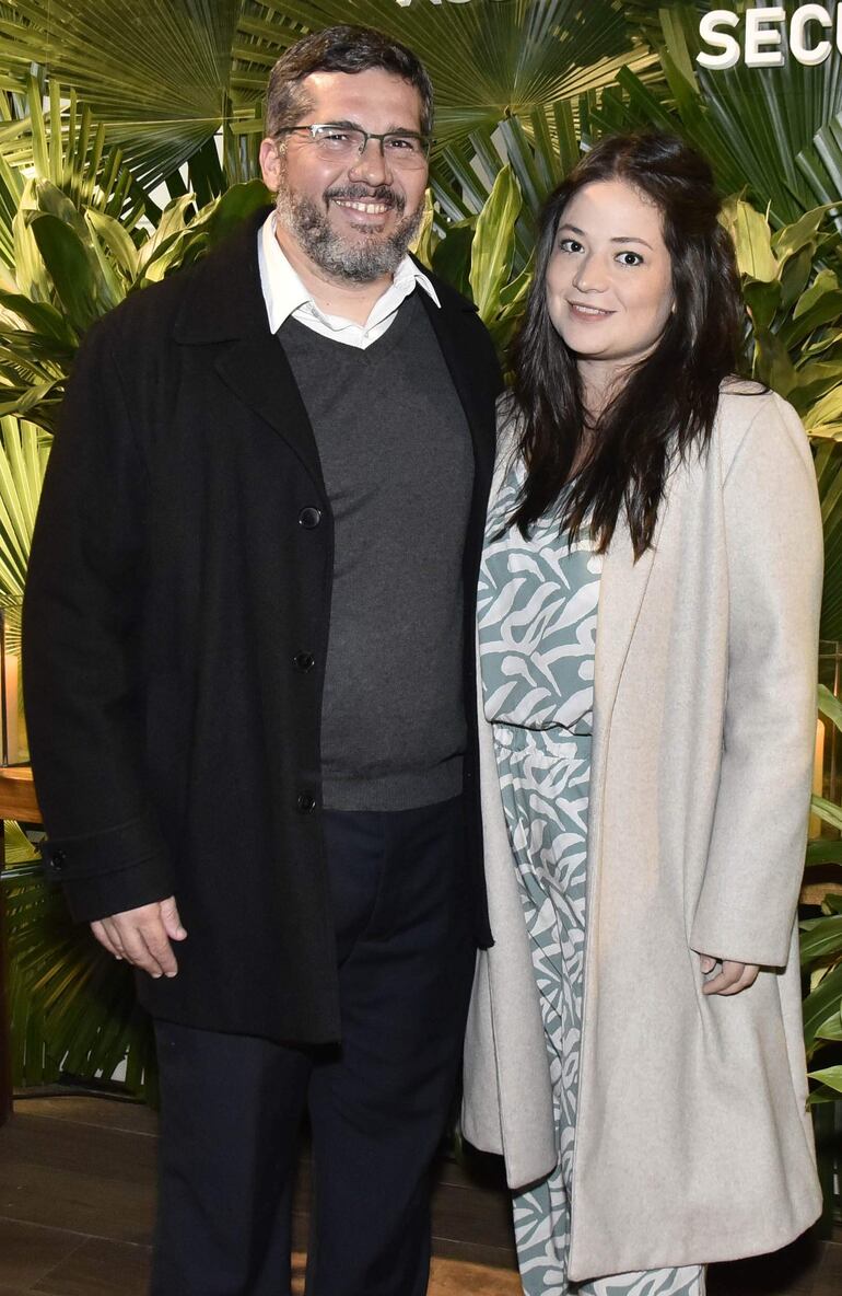 Jorge Ángulo y Gabriela Taveira.