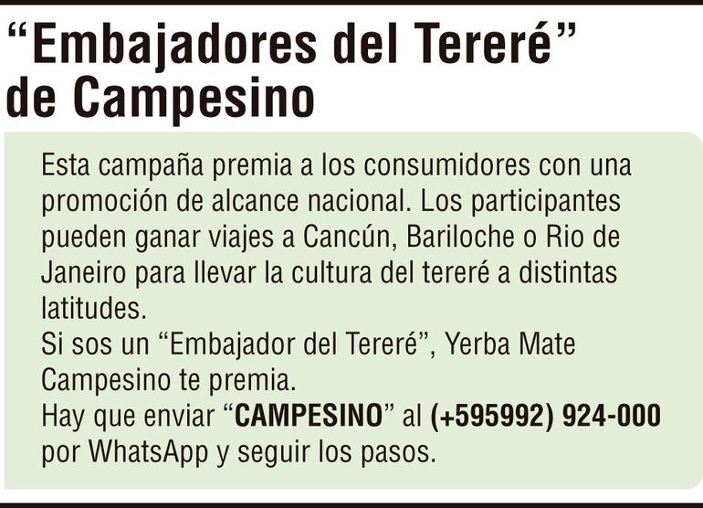 "Embajadores del Tereré" de Campesino