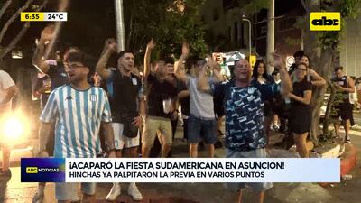 Fiesta Sudamericana: hinchas palpitaron la previa en varios puntos de la Capital