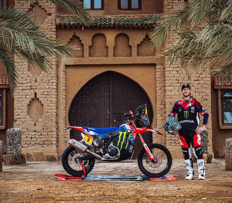 El estadounidense Ricky Brabec, de 33 años, se prepara para competir por 10ª vez en el Dakar.