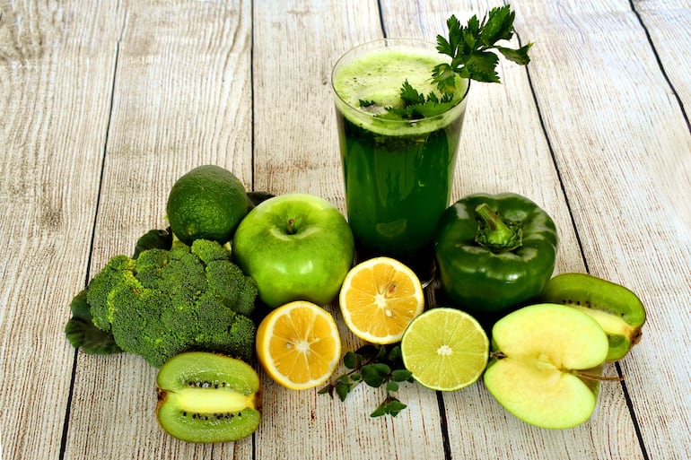 Jugo verde.