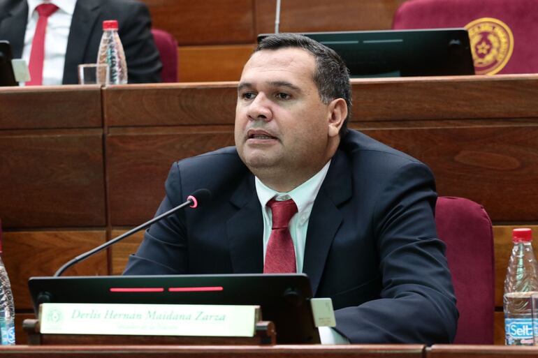 Derlis Maidana (Fuente Prensa Senado)