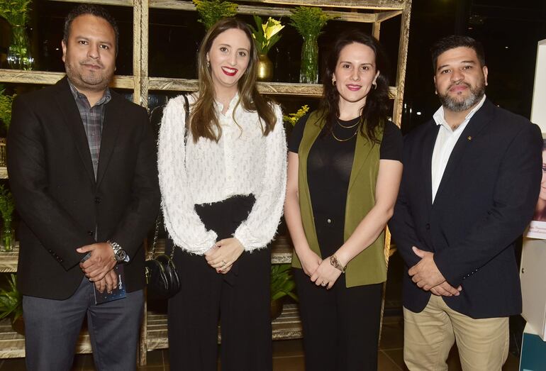 Antonio Ponce, Andrea Salomón, Laura Dacak y Marcos Portillo.