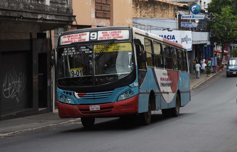 Unidad de transporte intermunicipal.