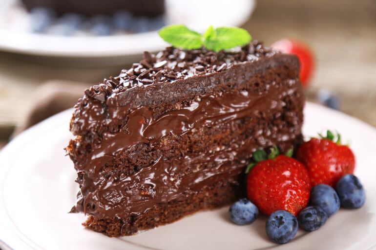 Torta de chocolate.