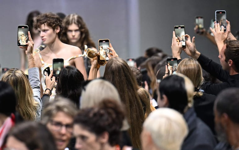 Milan Fashion Week. Desfile de Prada.