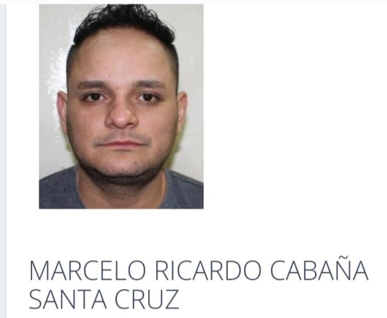 Marcelo Ricardo Cabaña Santa Cruz, el hermano de "Cucho" Cabaña, fue herido esta madrugada en Tacumbú.