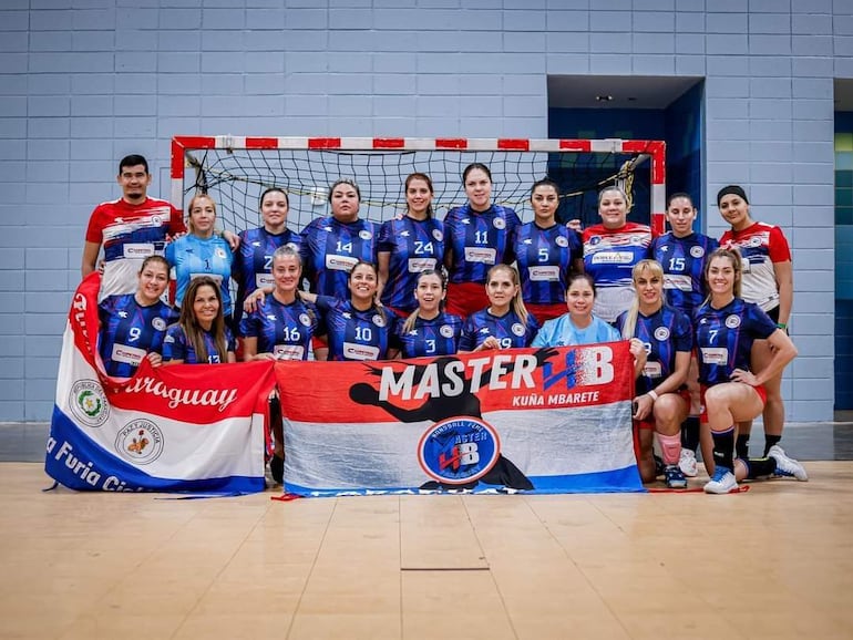 Team campeón  +40 en la III Copa América Balonmano Máster, en San Juan de Puerto Rico.