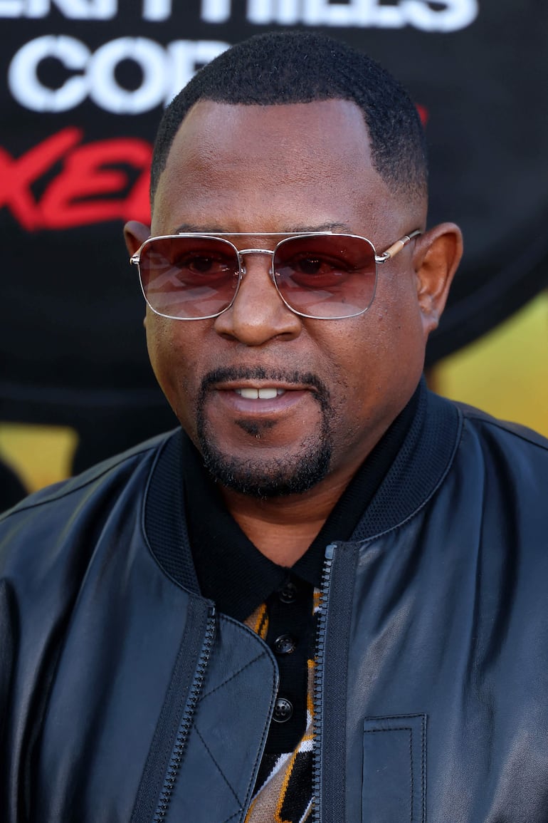 Martin Lawrence también estuvo presente en Los Ángeles para la premiere de "Beverly Hills Cop: Axel F". (Leon Bennett/Getty Images/AFP)
