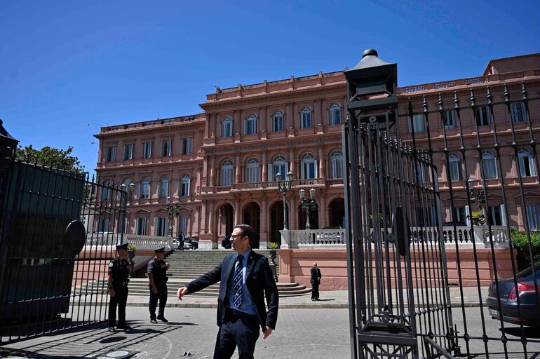 Palacio presidencial Casa Rosada, Buenos Aires.