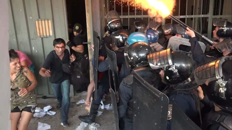 Incidentes en la Penitenciaría Nacional de Tacumbú, el pasado 11 de octubre.