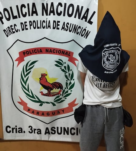 Un joven de 21 años fue aprehendido en el barrio Añareta’i, zona del Mercado Municipal N° 4.