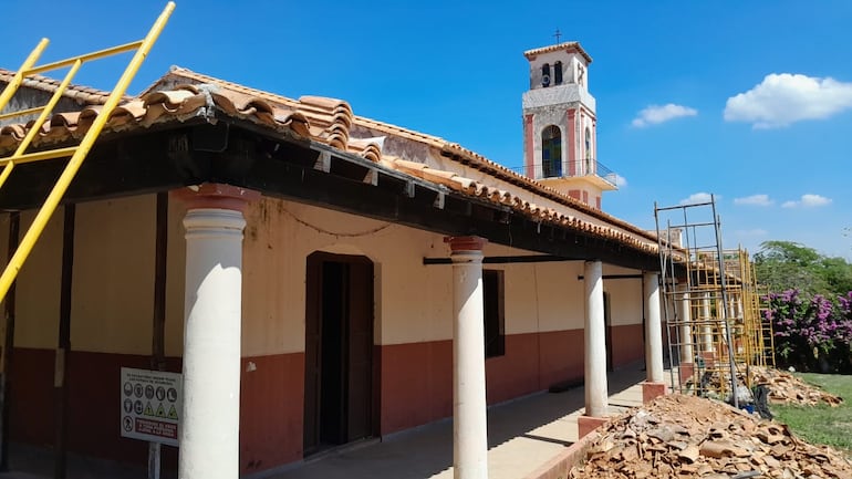 Templo de Atyrá sigue sin restaurarse y director de la EBY dijo, que obra se retrasó por “problemas financieros”