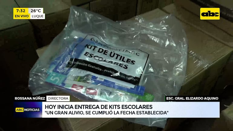 MEC entrega hoy kits escolares y promete llegar a todas las instituciones públicas del país