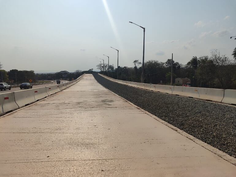 Rampa de emergencia de Pedrozo, sobre la ruta PY02.