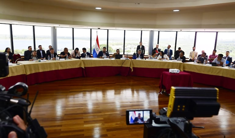 Reunión de la Comisión Permanente del Congreso, en una de sus reuniones.