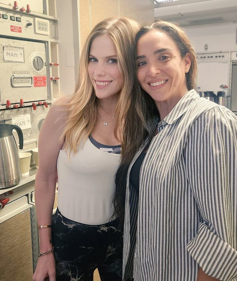 Valeria Giménez y Thelma Martínez.