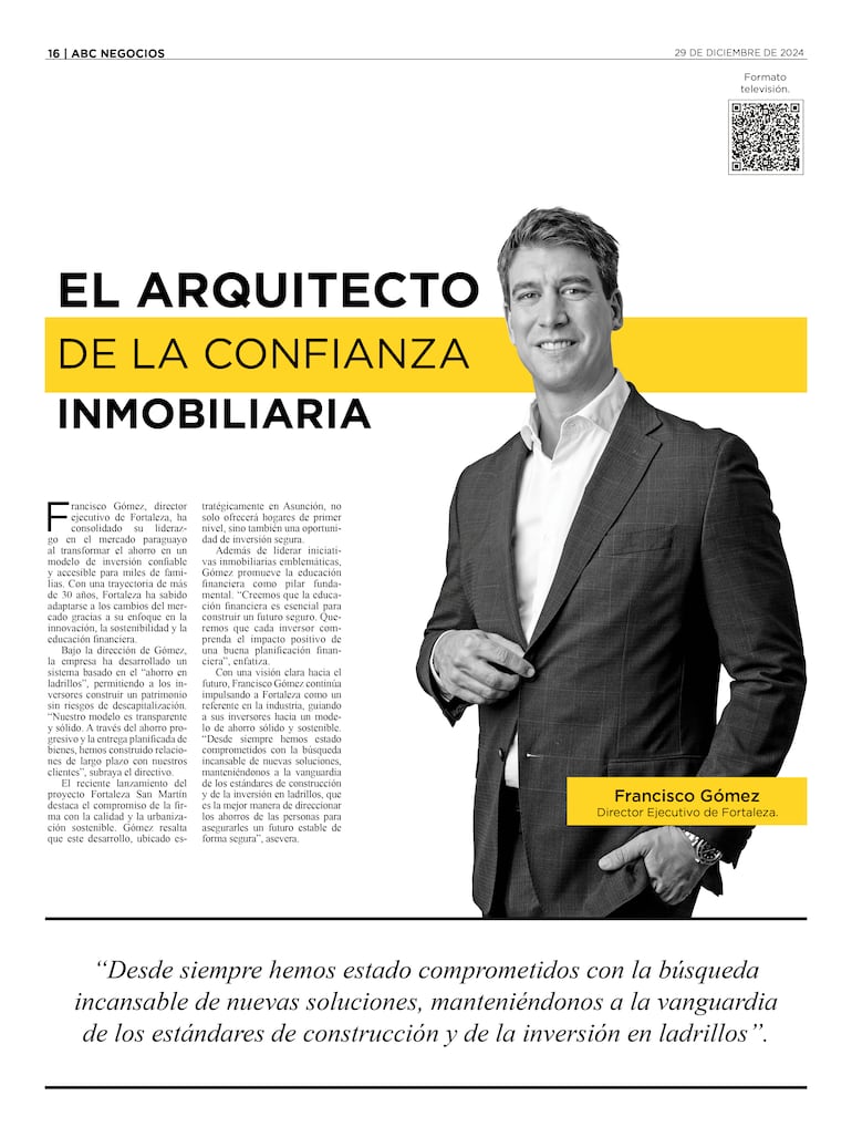 Francisco Gómez: El arquitecto de la confianza inmobiliaria