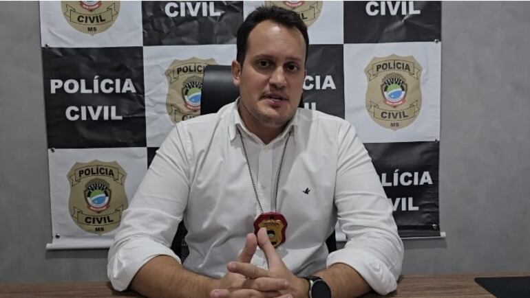 Lucas Calixto Fernándes, del Departamento de Policía Civil de Ponta Porã.