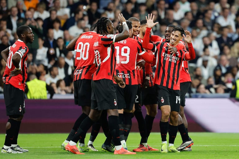 Milan ganó al Real Madrid en el Santiago Bernabéu