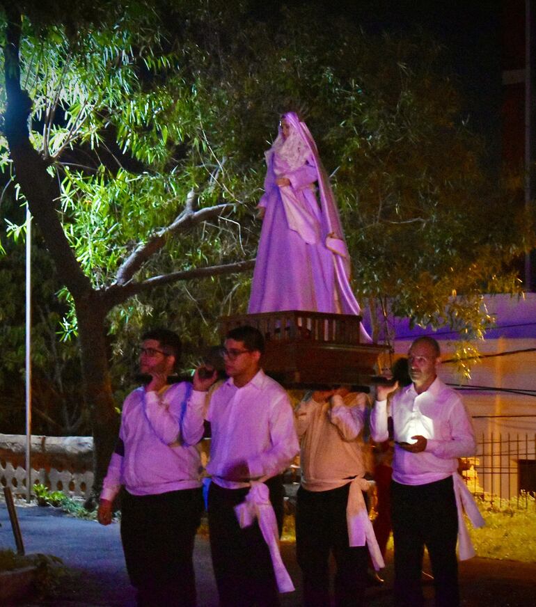 Tupasy ñuguaity, después de la resurrección cuando la Virgen María se encuentra con Jesús.