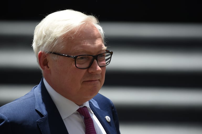 Russia's Vice foreign minister Serguei Riabkov arrives for the family photo of the Ministerial Meeting of the Coordinating Bureau of the Non-Aligned Movement (NAM), on July 20, 2019 in Caracas, Venezuela. (Photo by YURI CORTEZ / AFP)