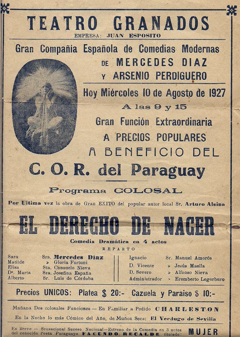 “El derecho de nacer”, de Arturo Alsina, en el Teatro Granados.