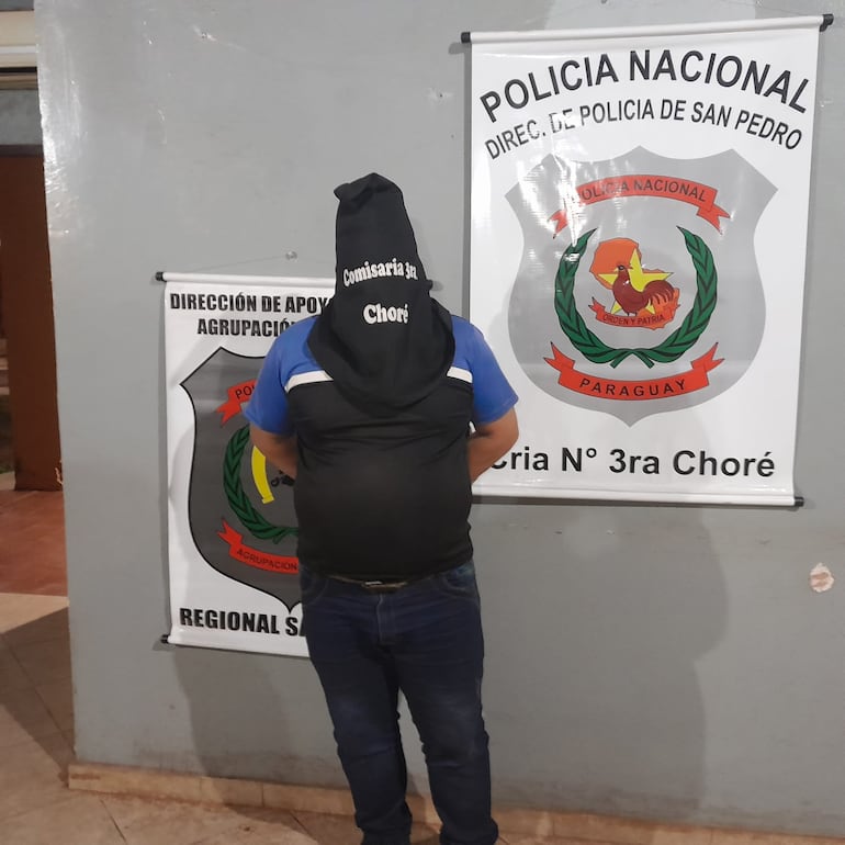 El detenido trabaja de locutor en una radio de Choré