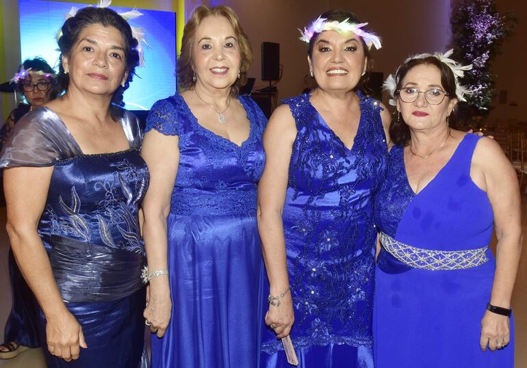 Eydi Aguilera, Norma Díez Pérez, Ana María López y María Rosa Valdez.