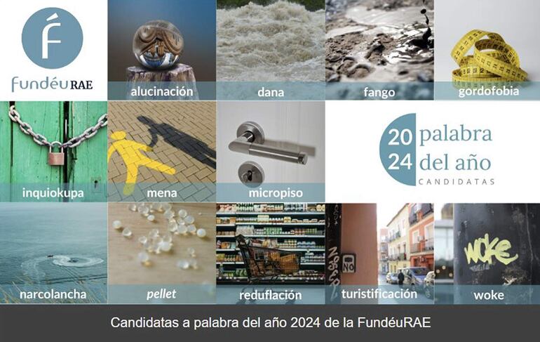 La Fundación del Español Urgente (FundéuRAE), promovida por la Real Academia Española y la Agencia EFE, seleccionaron a DANA como palabra del año 2024.