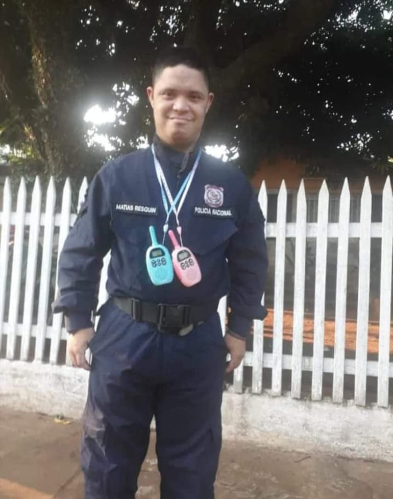 Matias Eladio Daniel Resquin González, homenajeado en el concurso "Omimbipa Villarrica".